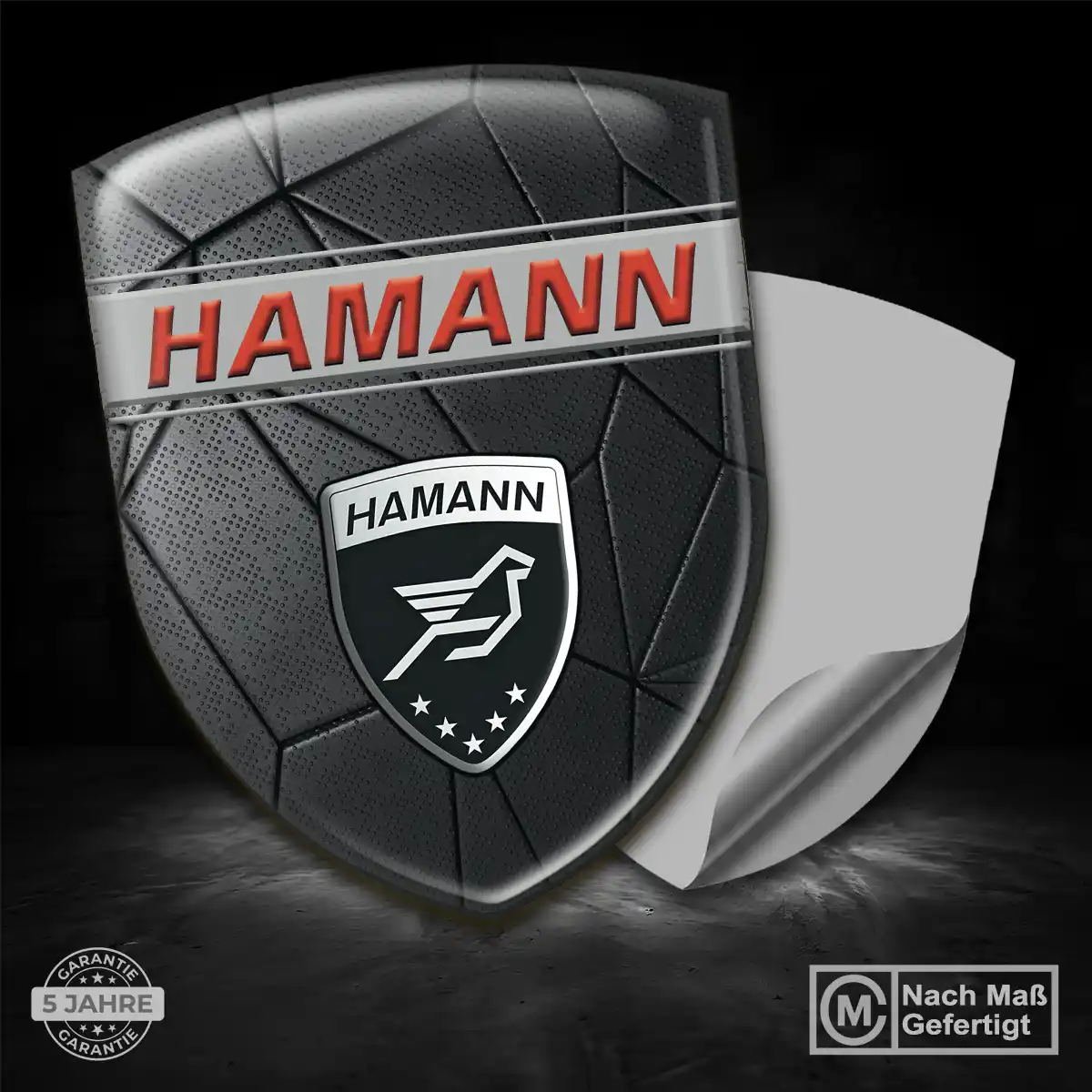 Hamann Aufkleber Wappen Auto Elegantes Design