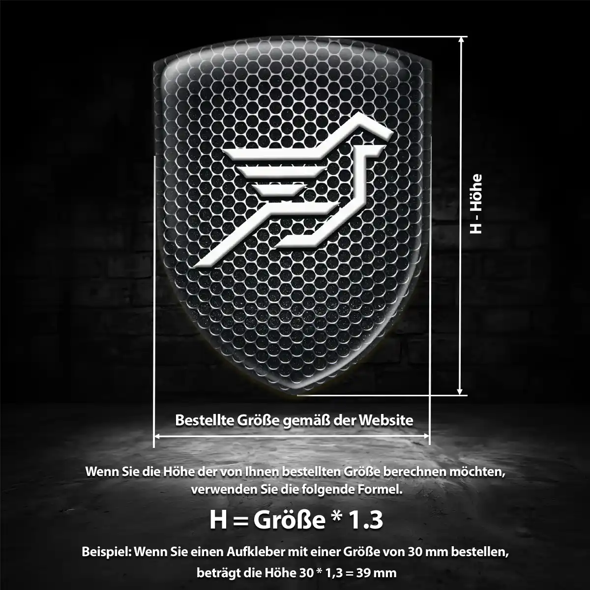 Hamann Aufkleber Wappen Auto Hohe Qualität
