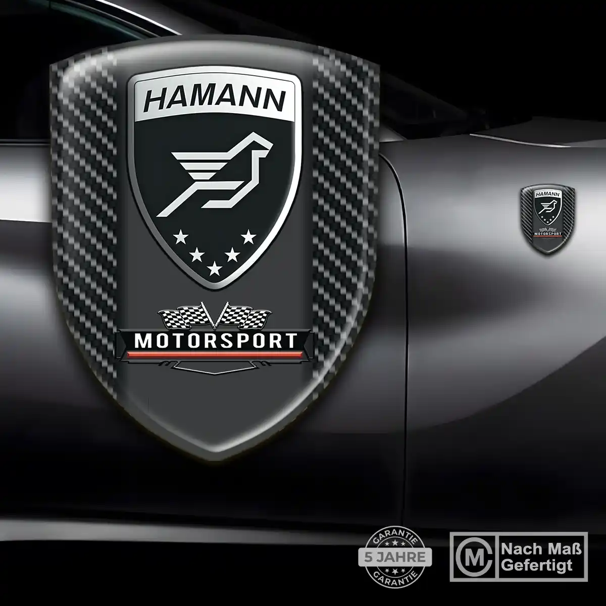 Hamann Aufkleber Wappen Auto Limitierte Auflage