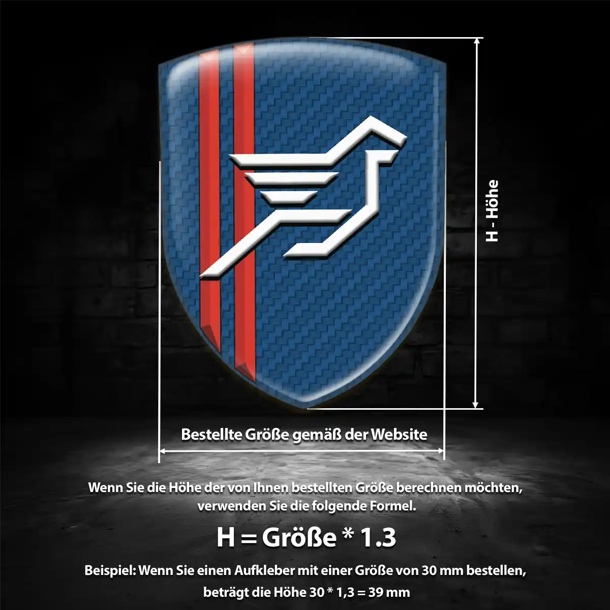 Hamann Aufkleber Wappen Auto Premium-Edition