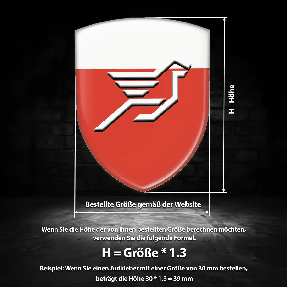 Hamann Aufkleber Wappen Auto Premiumqualität