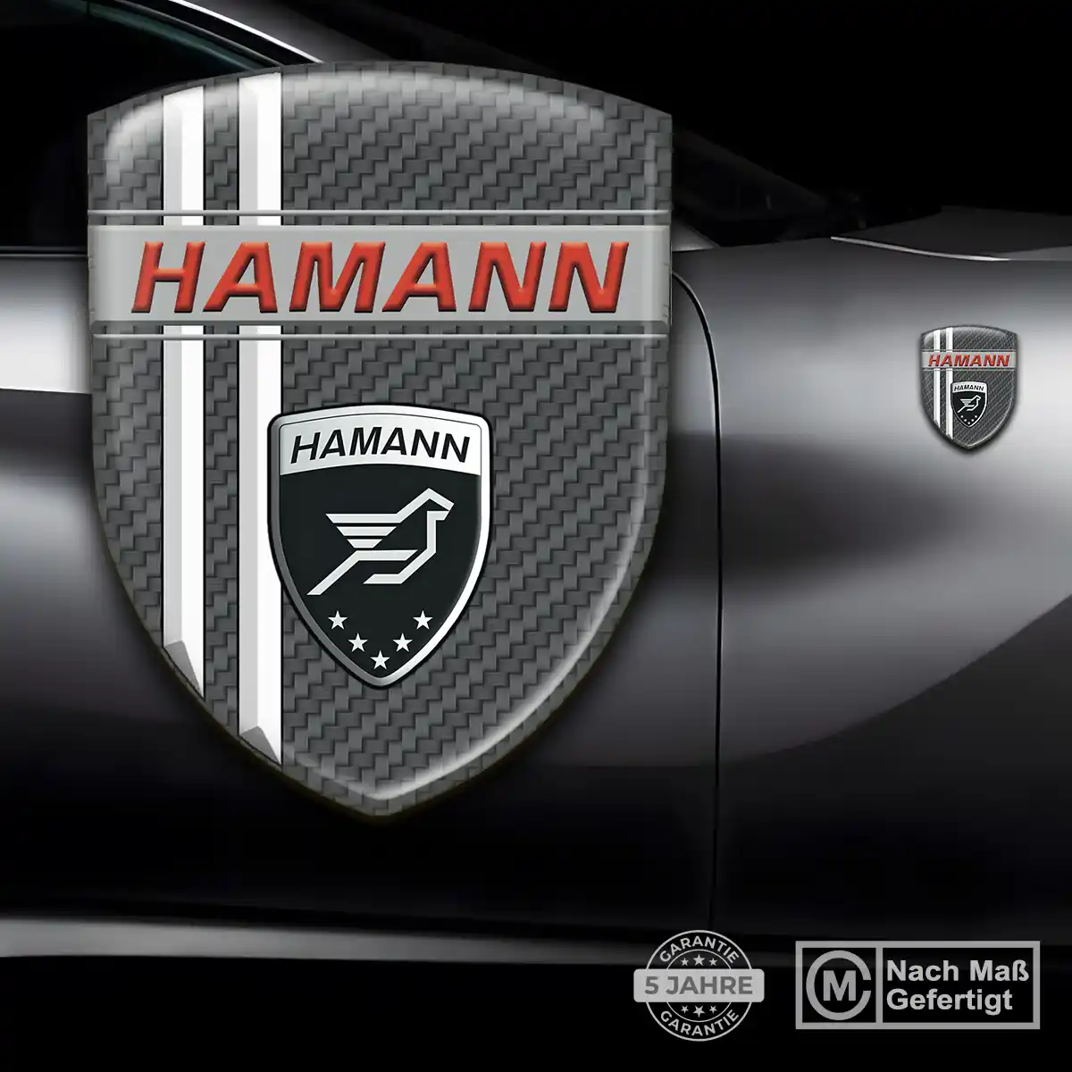 Hamann Aufkleber Wappen Auto Stilvolles Design