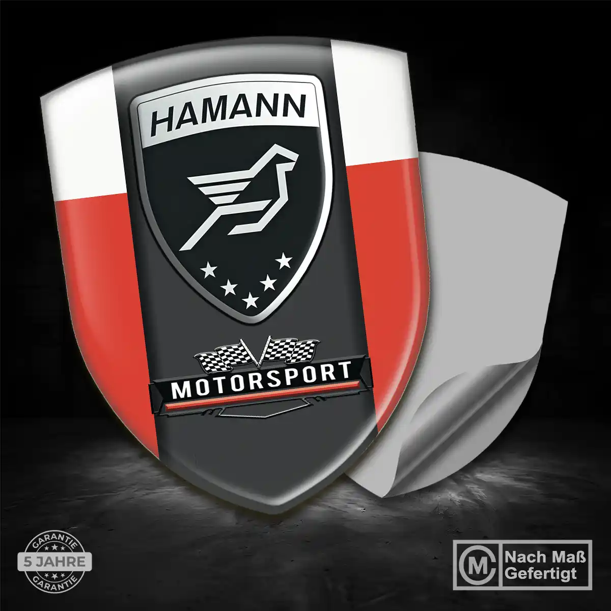 Hamann Aufkleber Wappen Auto Tuningfahrzeug