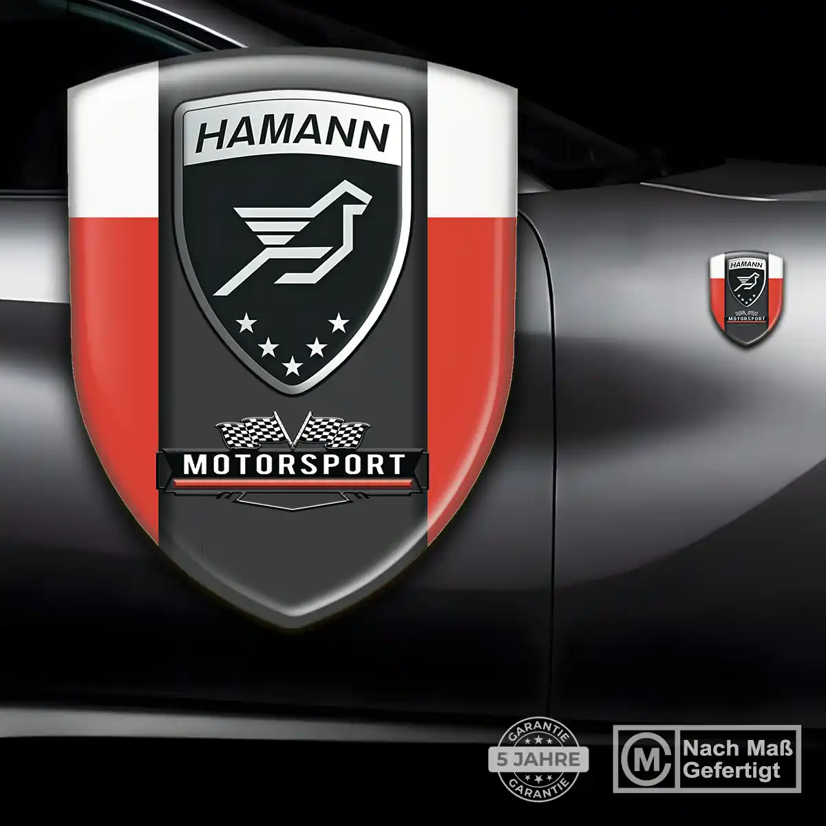 Hamann Aufkleber Wappen Auto Tuningfahrzeug