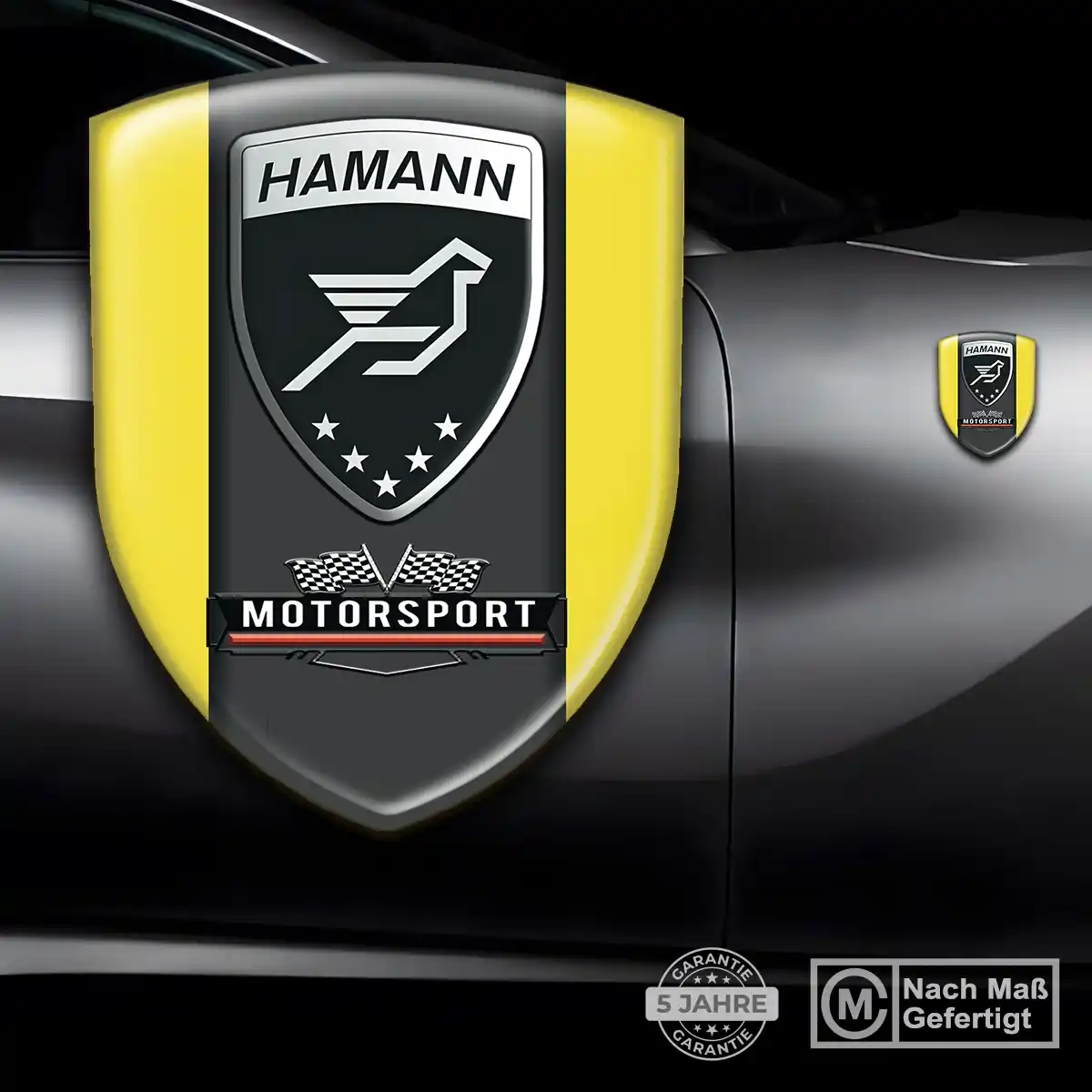 Hamann Aufkleber Wappen Überzeugende Qualität