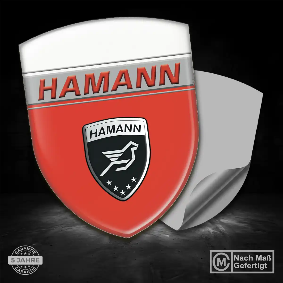 Hamann Aufkleber Wappen Edles Design