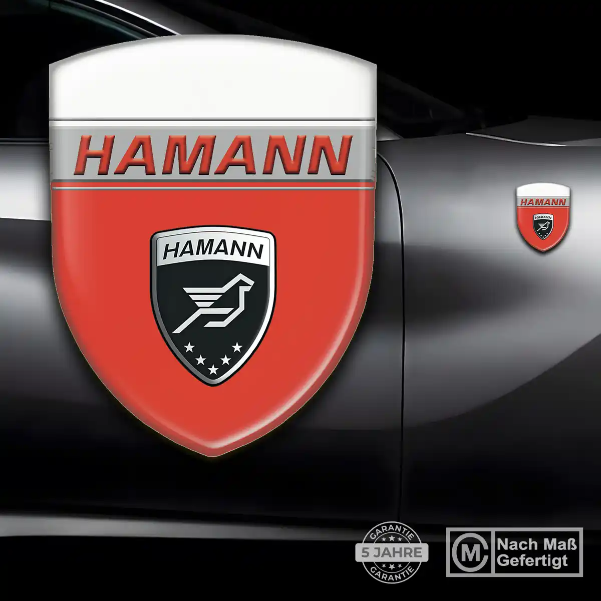 Hamann Aufkleber Wappen Edles Design