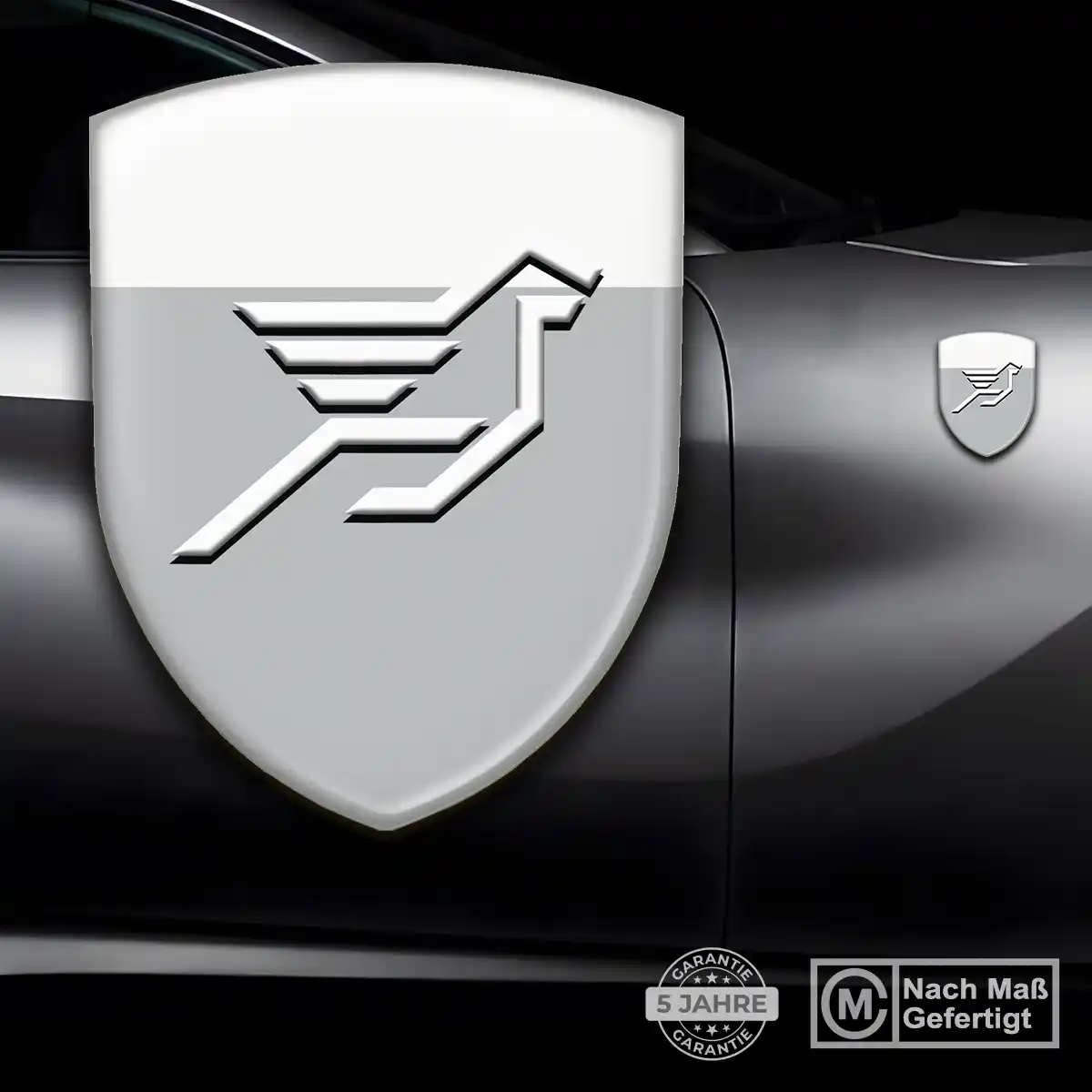 Hamann Aufkleber Wappen Emblem Ausdrucksstarkes Design