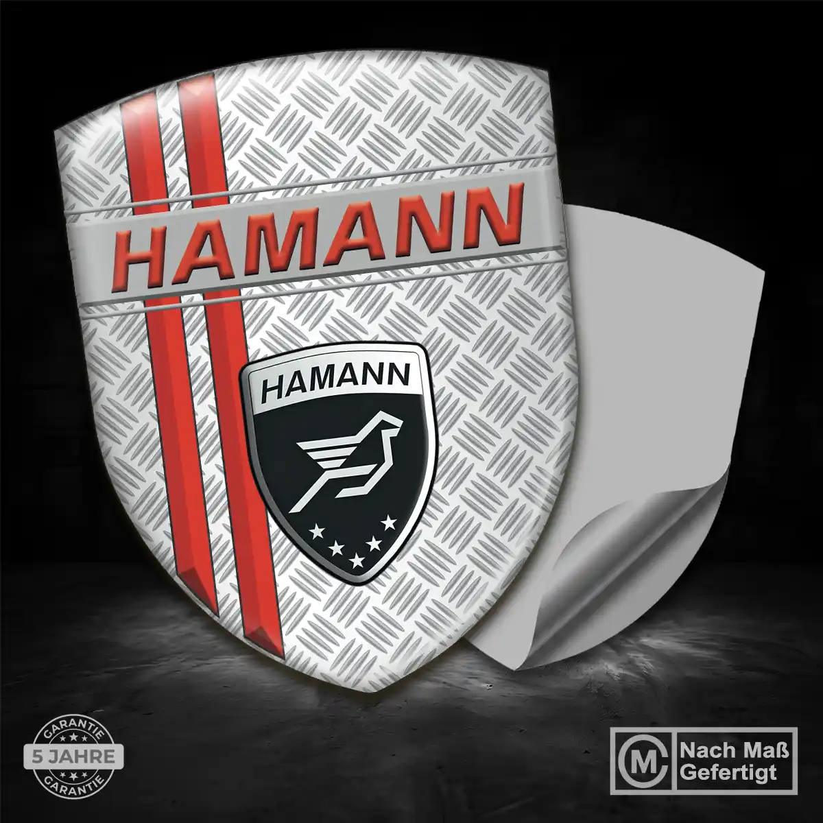 Hamann Aufkleber Wappen Emblem Auto Edles Design