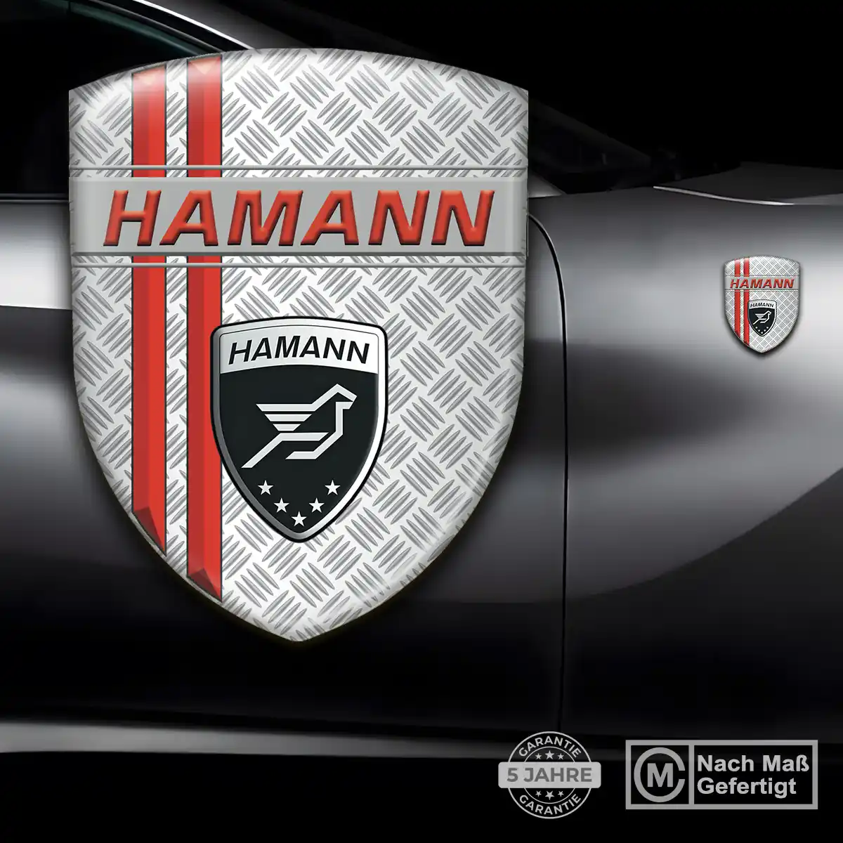 Hamann Aufkleber Wappen Emblem Auto Edles Design