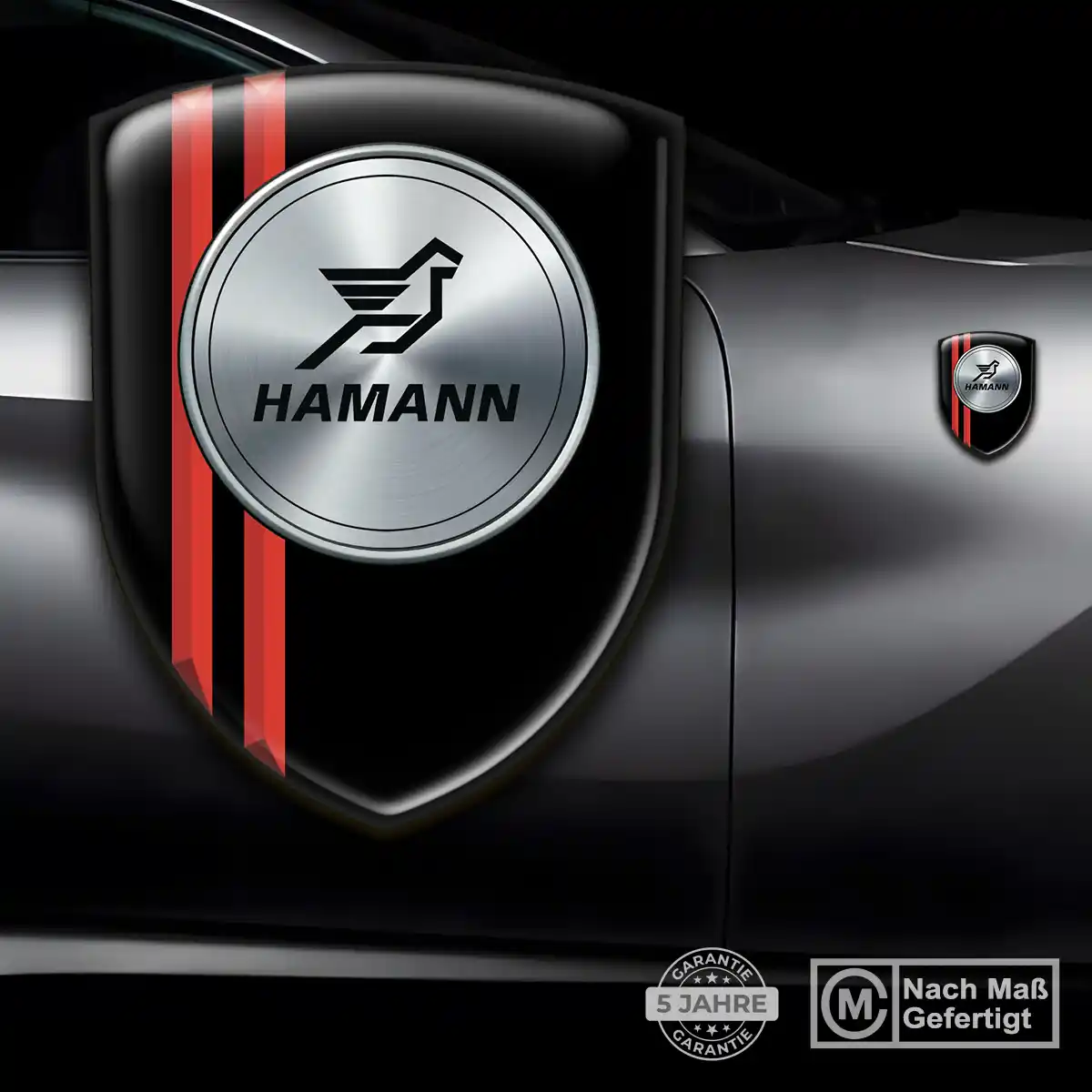 Hamann Aufkleber Wappen Emblem Auto Elegantes Design