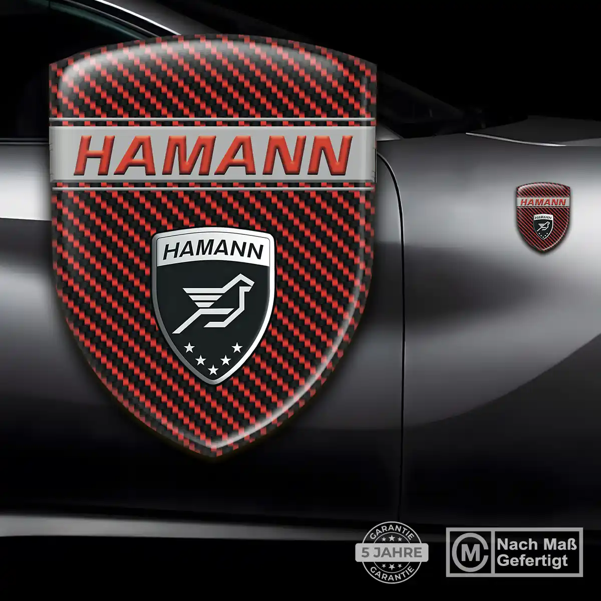 Hamann Aufkleber Wappen Emblem Auto Erstklassige Qualität