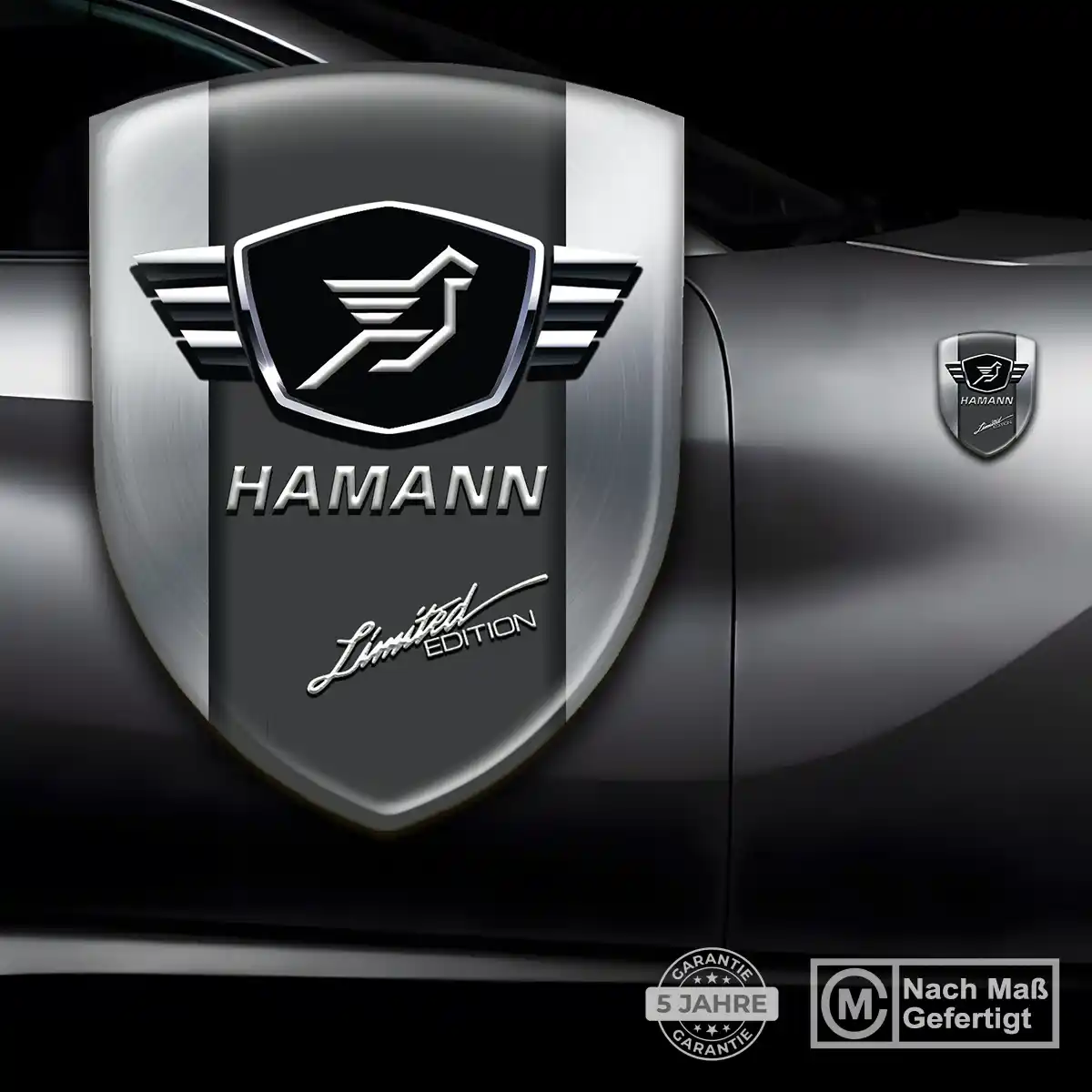 Hamann Aufkleber Wappen Emblem Auto Hochwertiges Harz