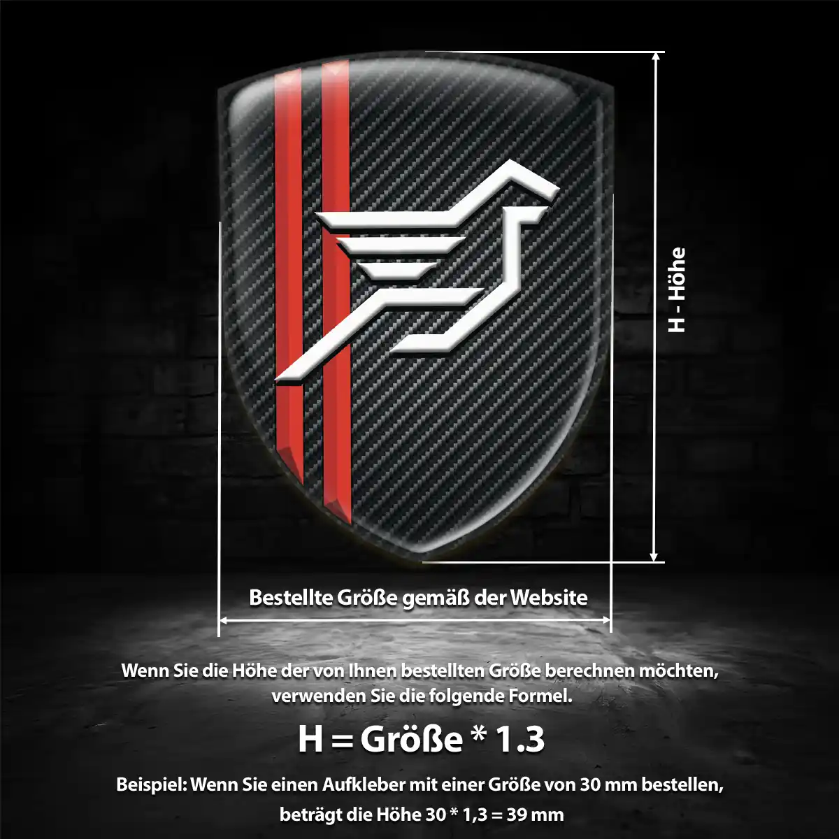 Hamann Aufkleber Wappen Emblem Auto Interieurdesign