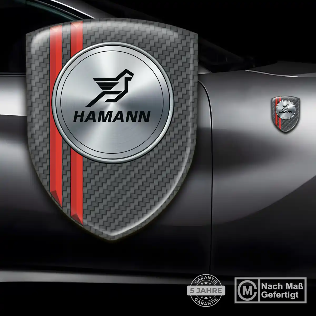 Hamann Aufkleber Wappen Emblem Auto Luxus-Edition