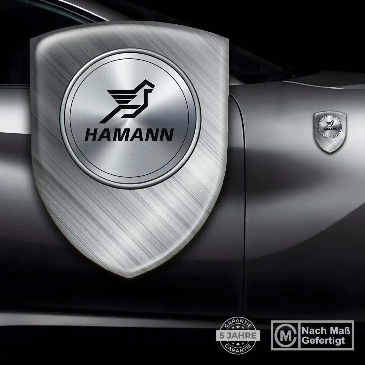 Hamann Aufkleber Wappen Emblem Edles Design