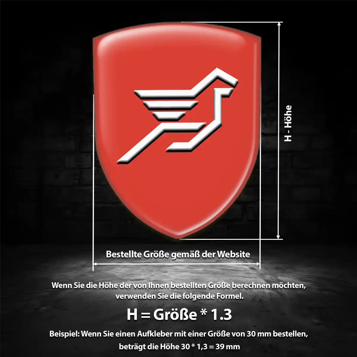 Hamann Aufkleber Wappen Emblem Elegantes Design