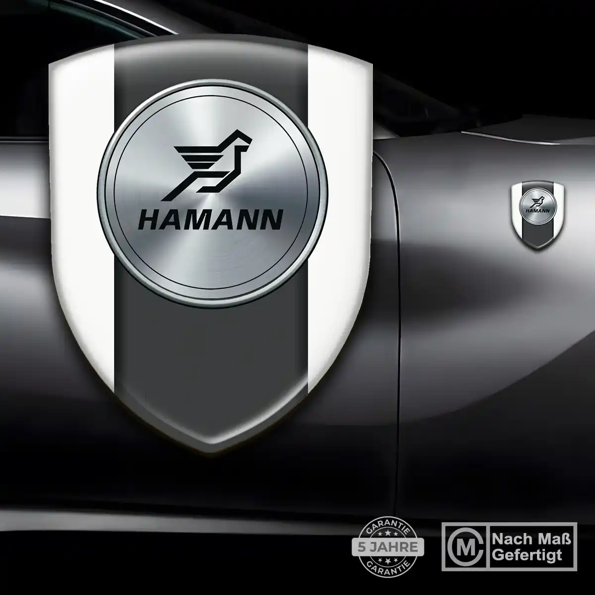 Hamann Aufkleber Wappen Emblem Limitierte Auflage