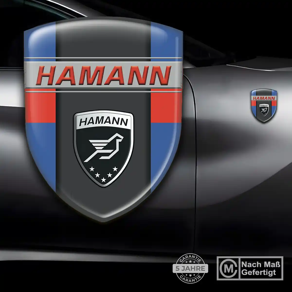 Hamann Aufkleber Wappen Emblem Luxus-Edition