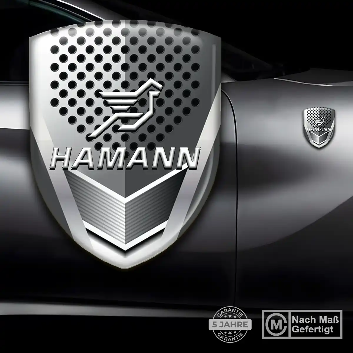 Hamann Aufkleber Wappen Emblem Markenedition