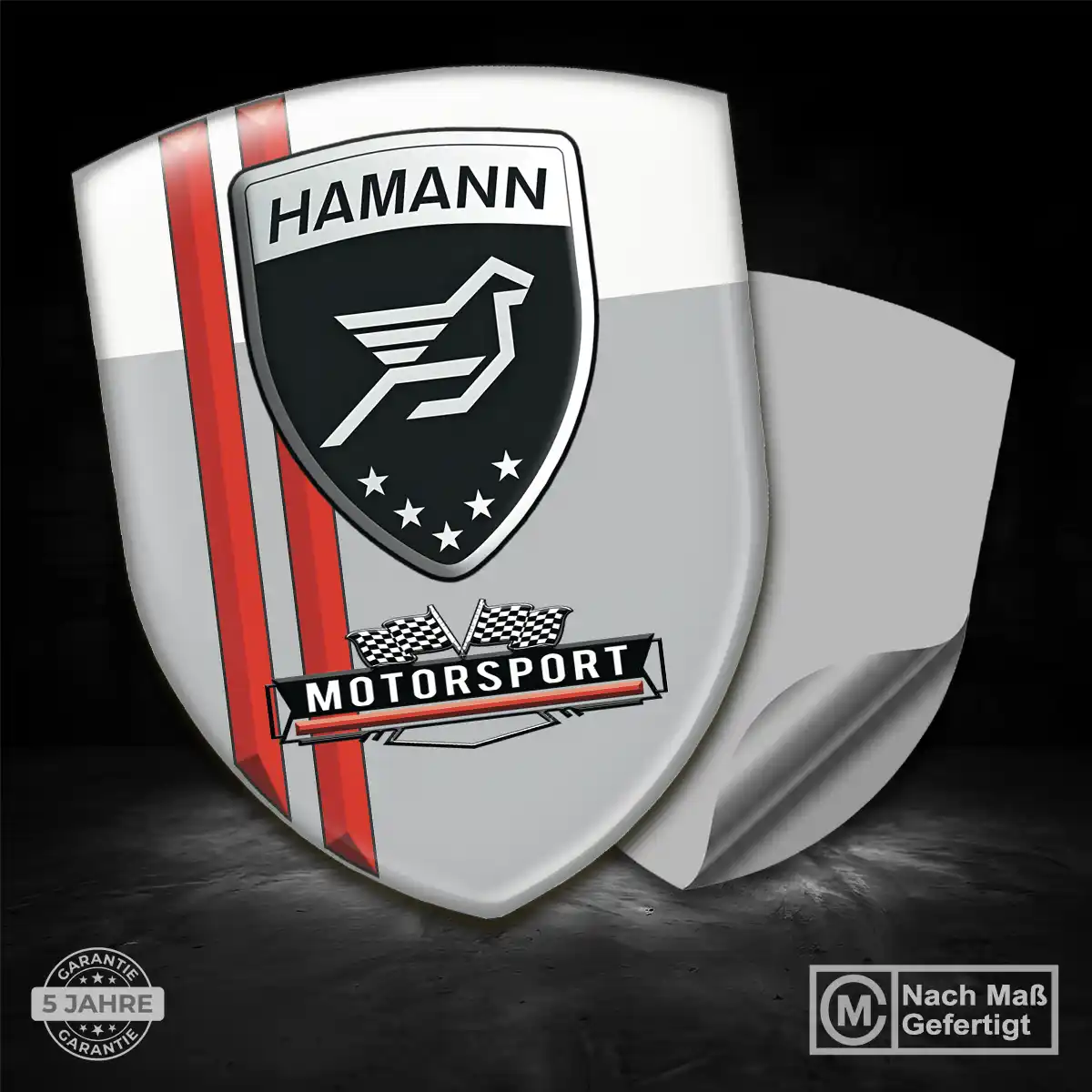 Hamann Aufkleber Wappen Emblem Modernes Design