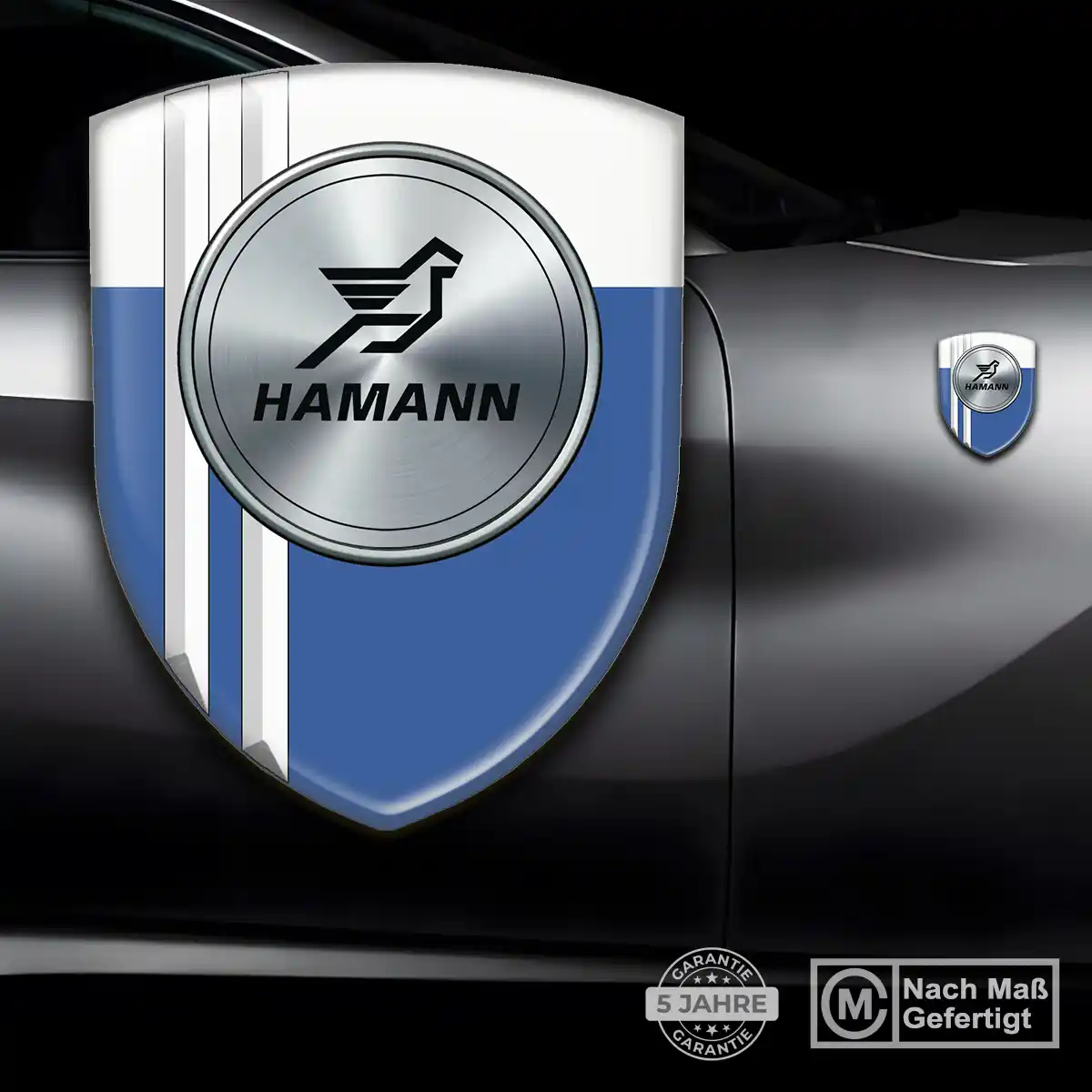 Hamann Aufkleber Wappen Emblem Premium-Edition