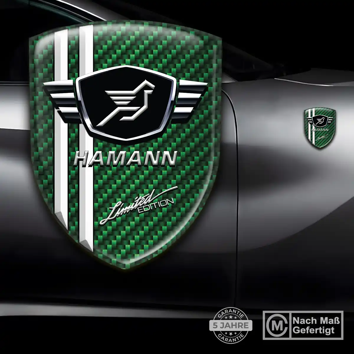 Hamann Aufkleber Wappen Emblem Spitzenqualität