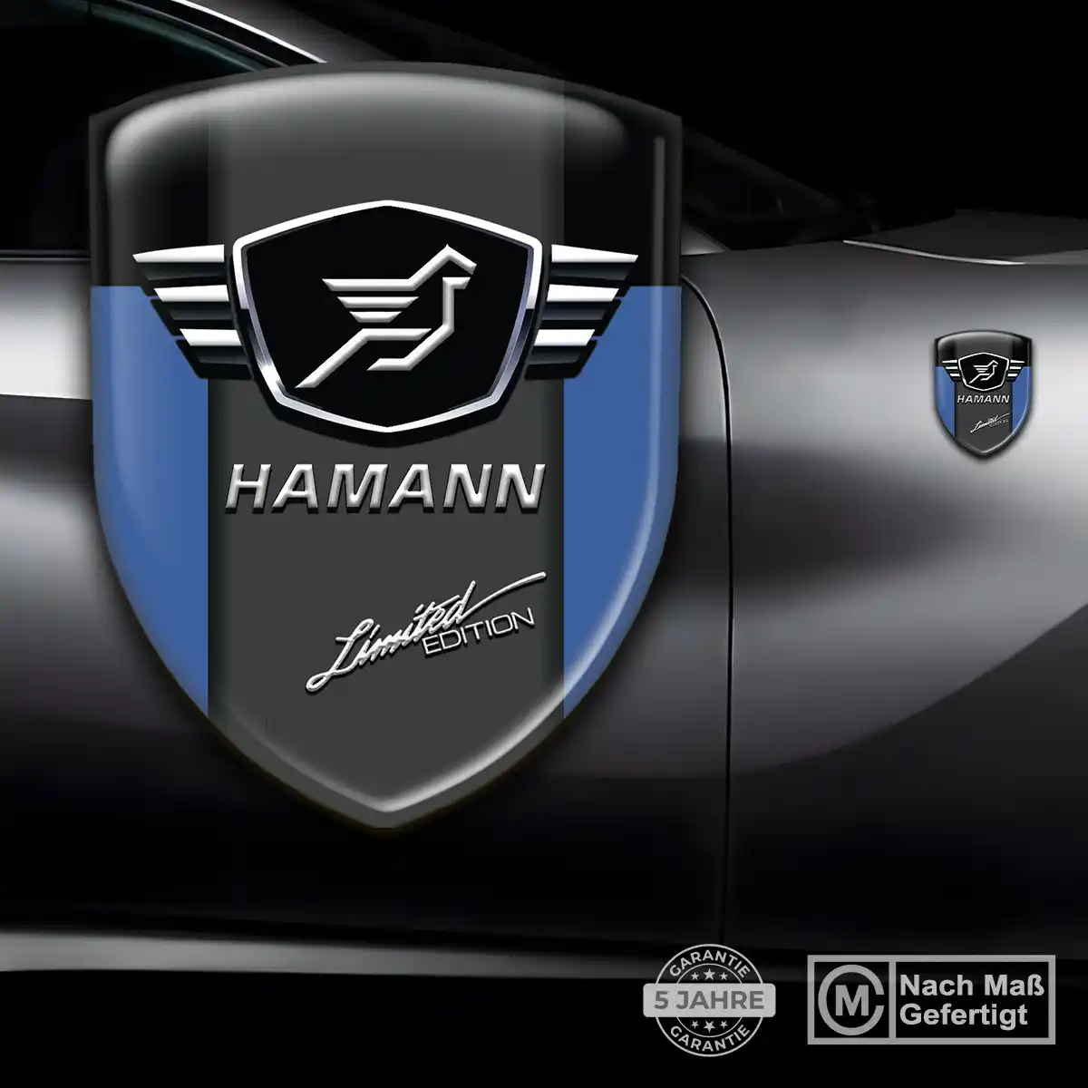 Hamann Aufkleber Wappen Emblem Stilvolles Design