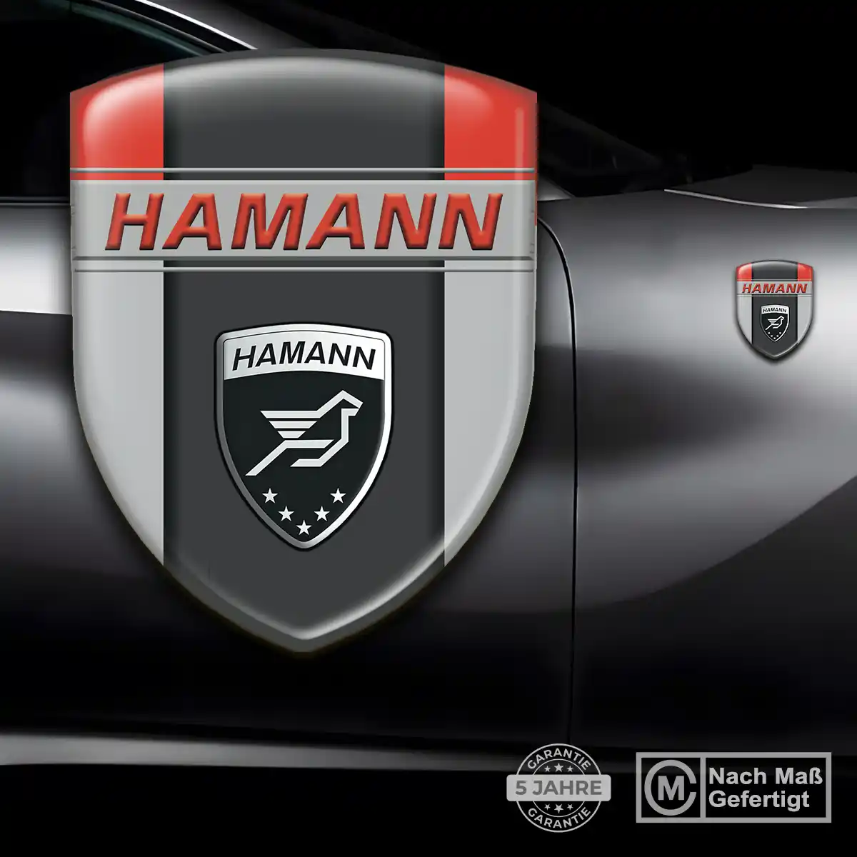 Hamann Aufkleber Wappen Emblem Tuningfahrzeug