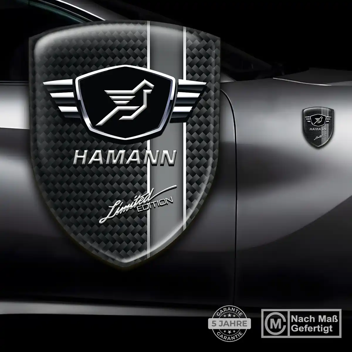 Hamann Aufkleber Wappen Erstklassige Qualität