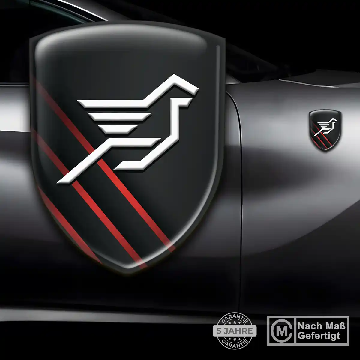 Hamann Aufkleber Wappen Interieurdesign