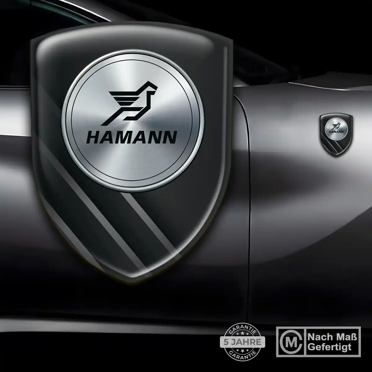 Hamann Aufkleber Wappen Modernes Design