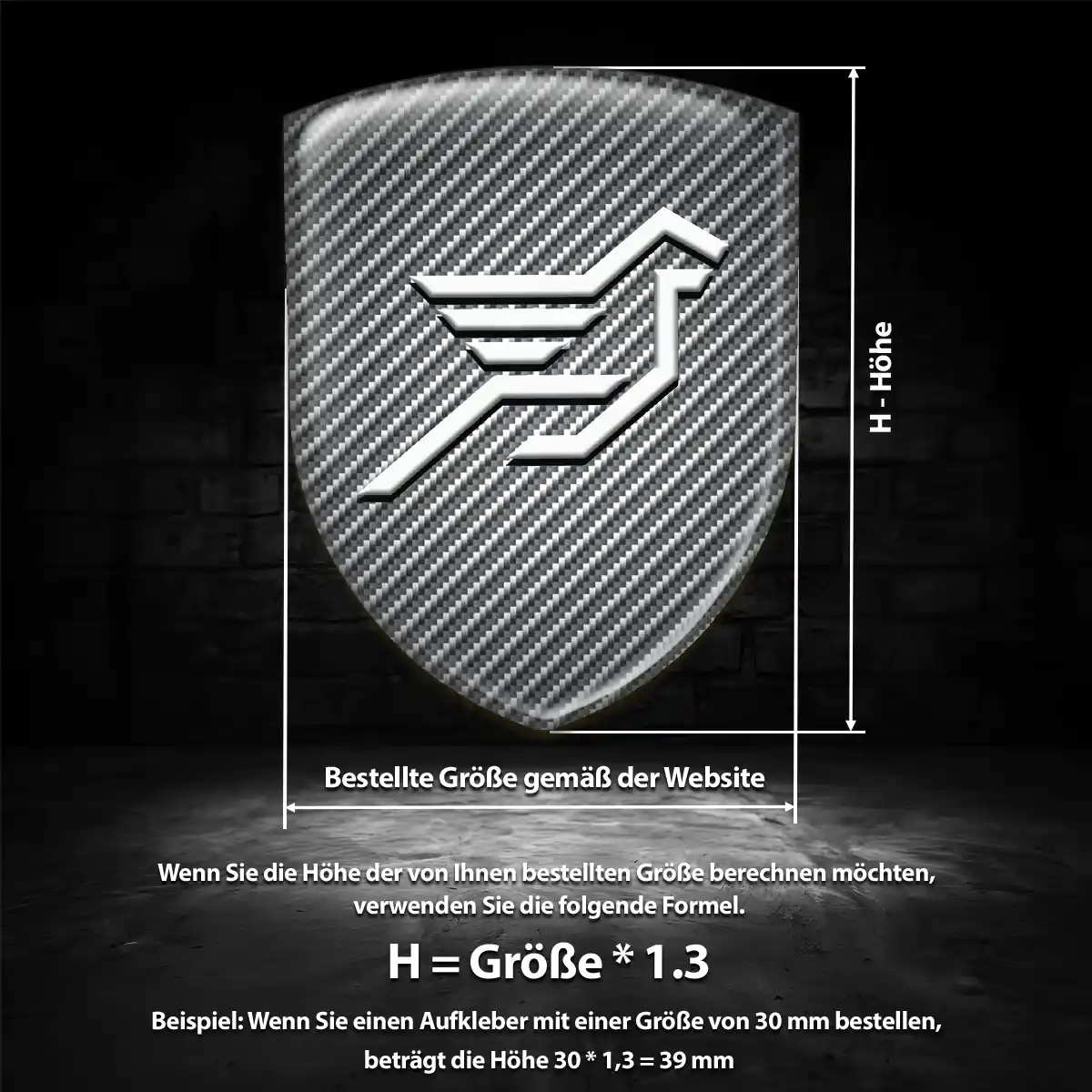 Hamann Aufkleber Wappen Premium-Edition