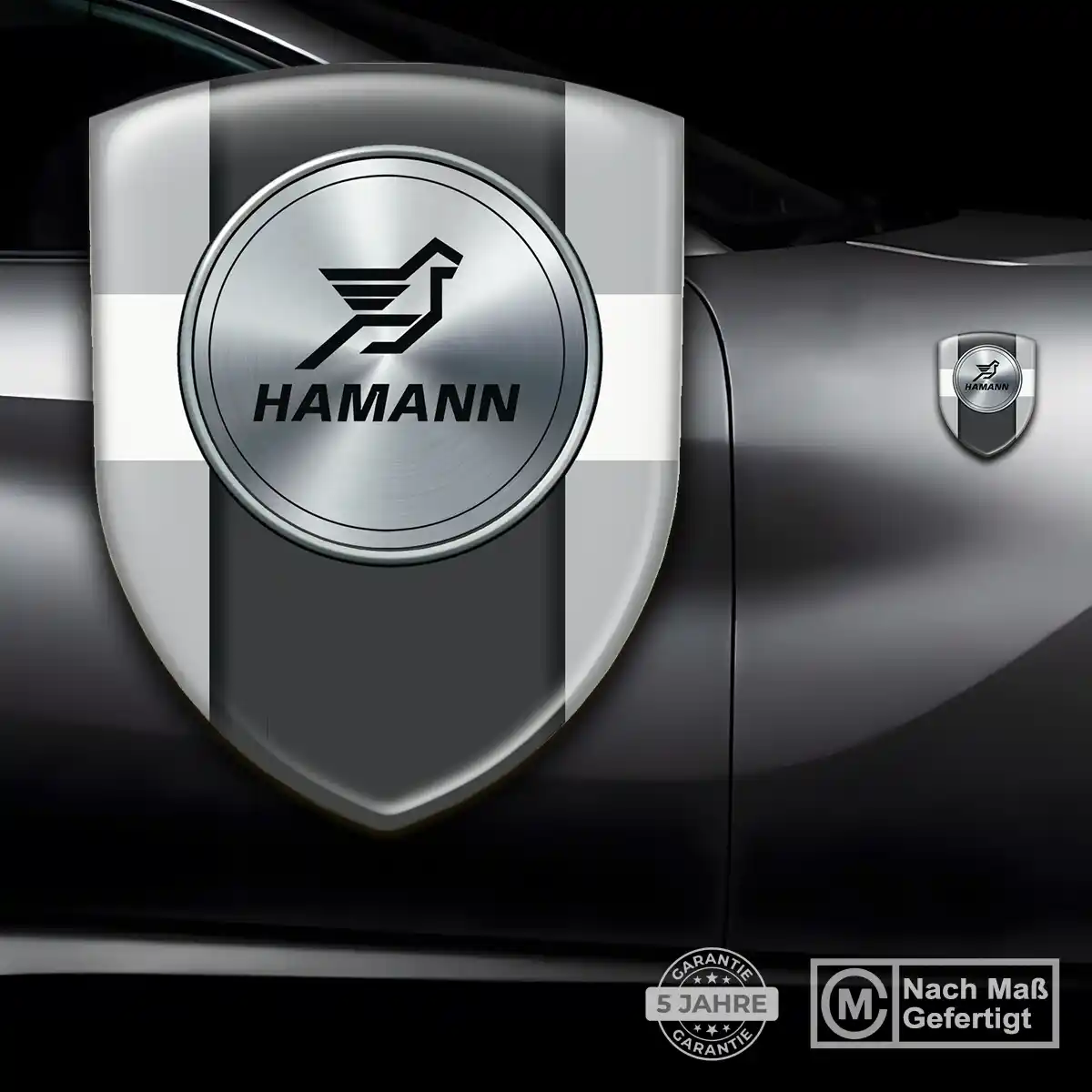 Hamann Aufkleber Wappen Stilvolles Design