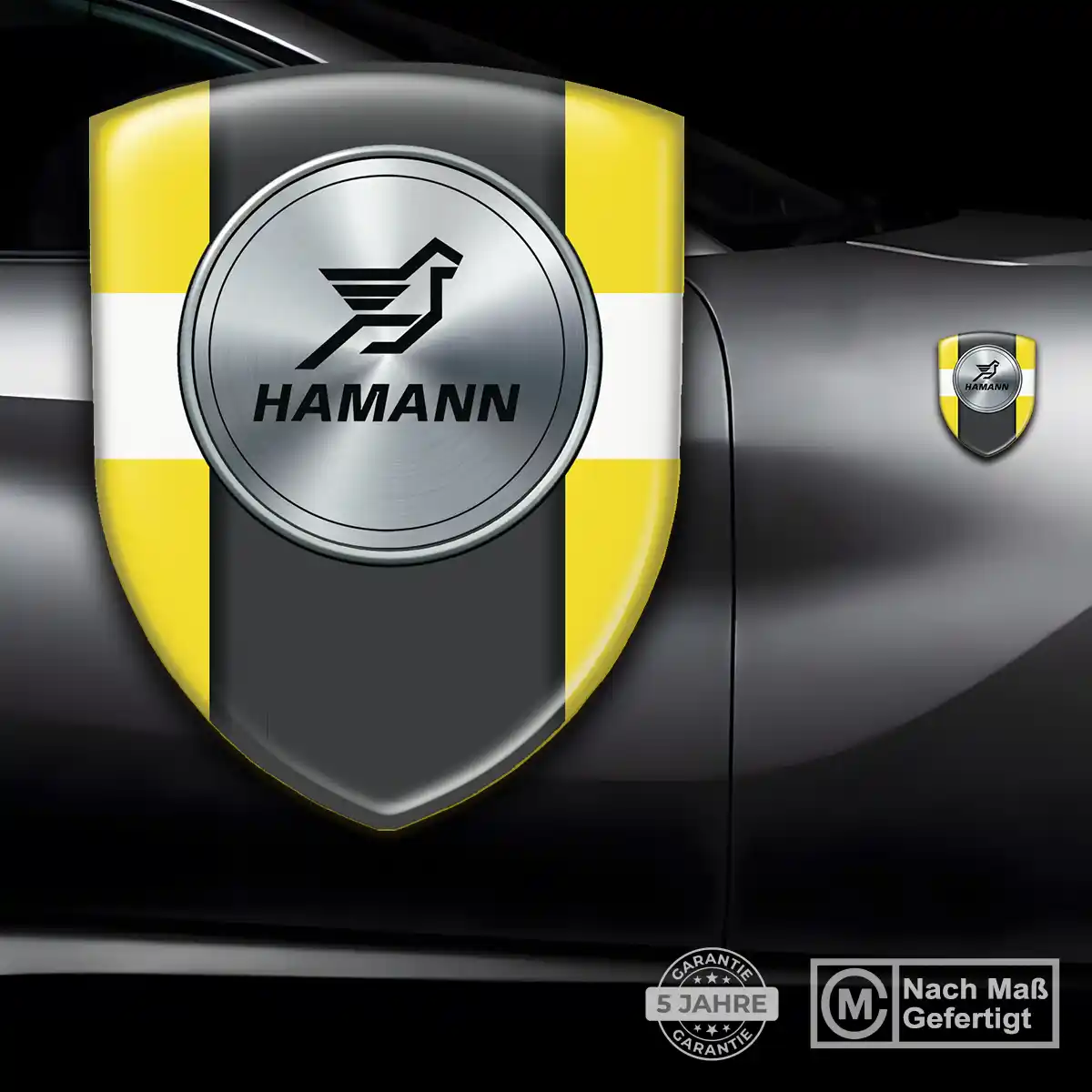 Hamann Aufkleber Wappen Tuningfahrzeug
