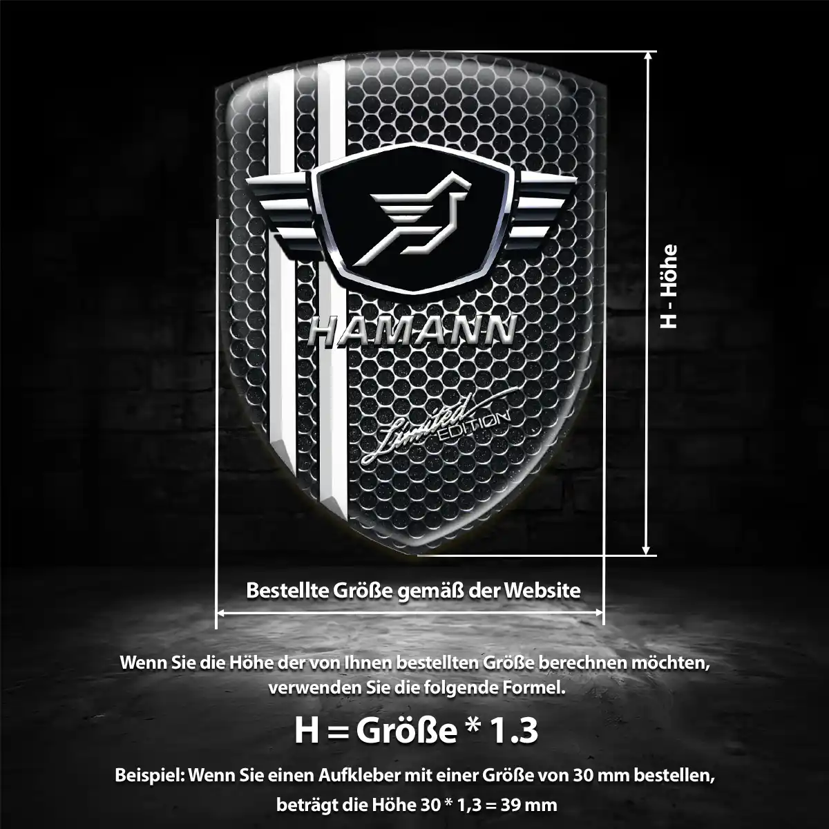 Hamann Emblem Anspruchsvolles Design