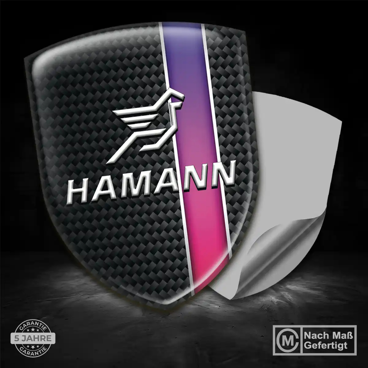 Hamann Emblem Aufkleber Auto Hochwertiges Harz