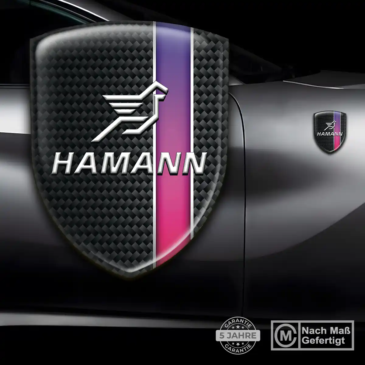 Hamann Emblem Aufkleber Auto Hochwertiges Harz