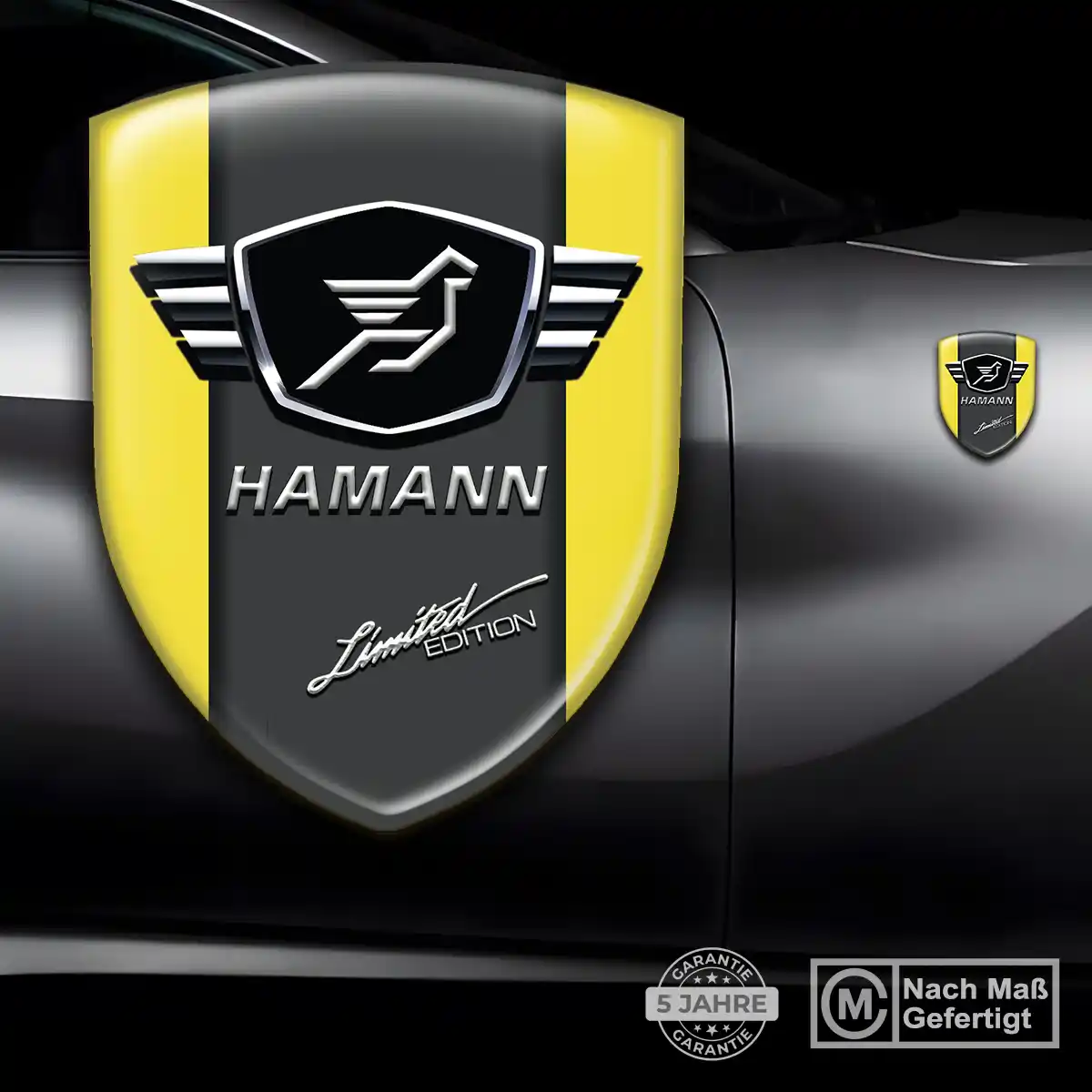 Hamann Emblem Aufkleber Auto Markenedition