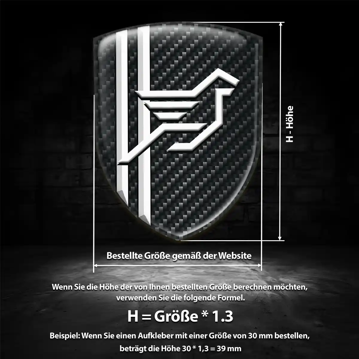 Hamann Emblem Aufkleber Auto Tuningfahrzeug