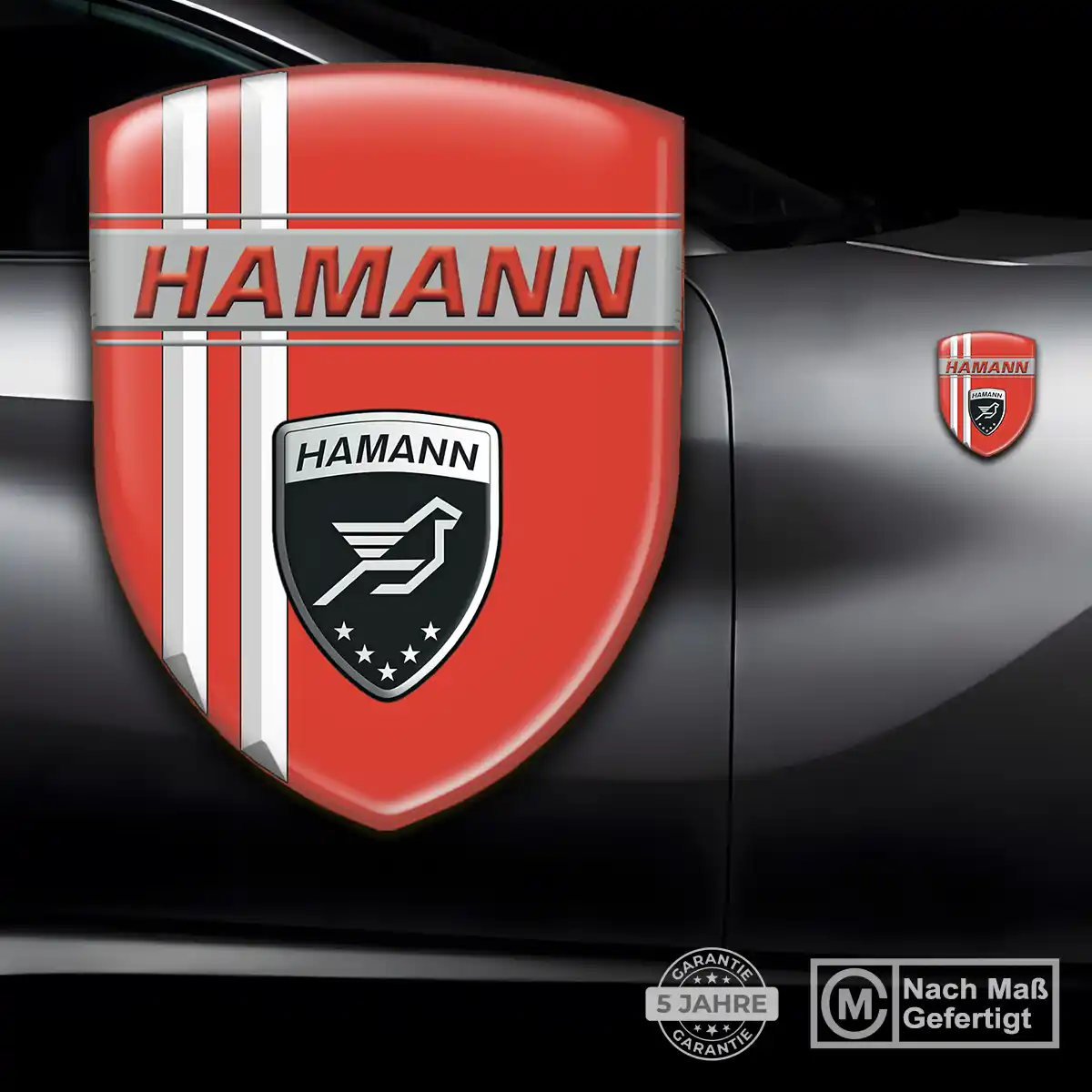 Hamann Emblem Aufkleber Edles Design