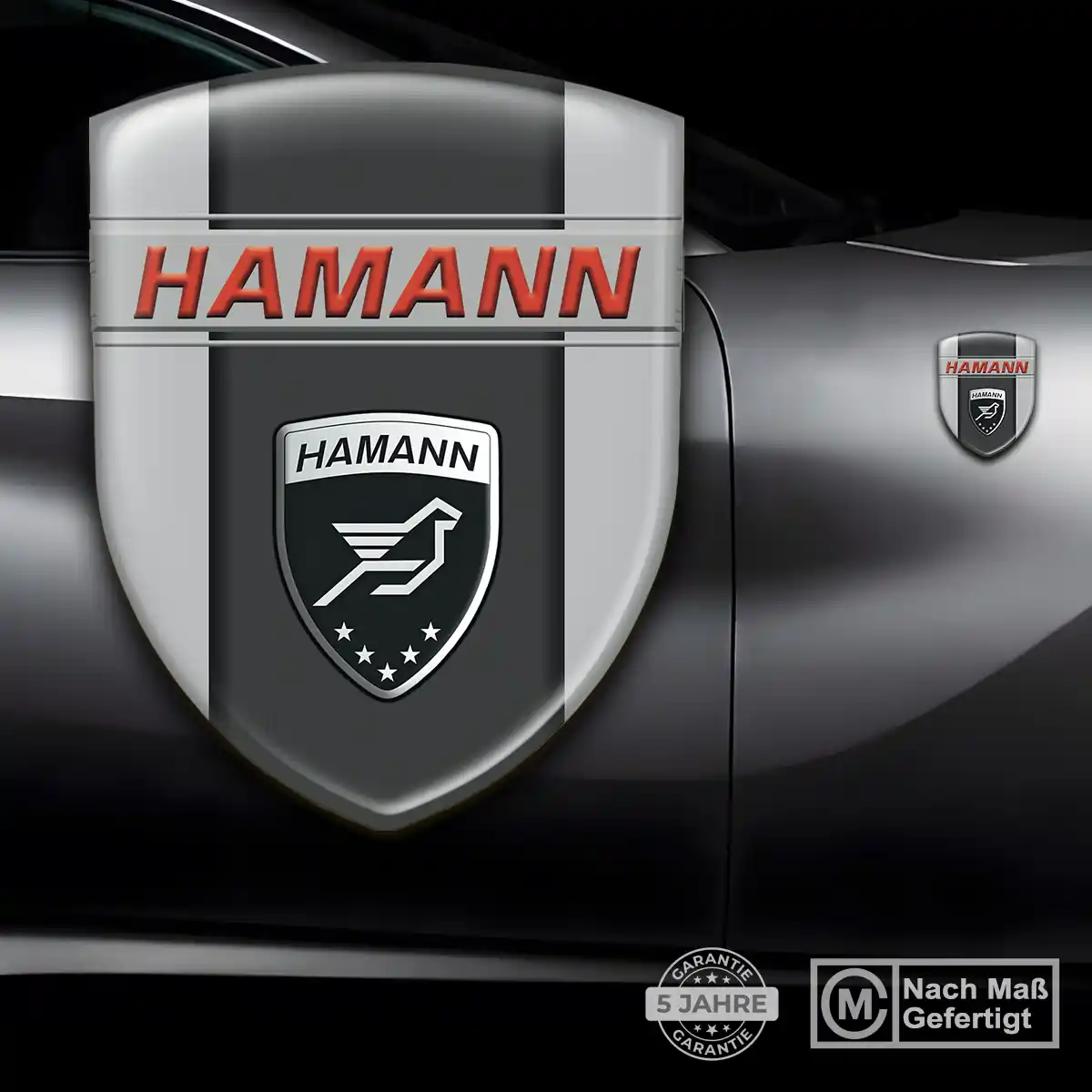 Hamann Emblem Aufkleber Erstklassige Qualität