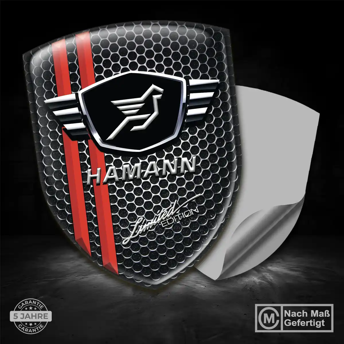 Hamann Emblem Aufkleber Interieurdesign