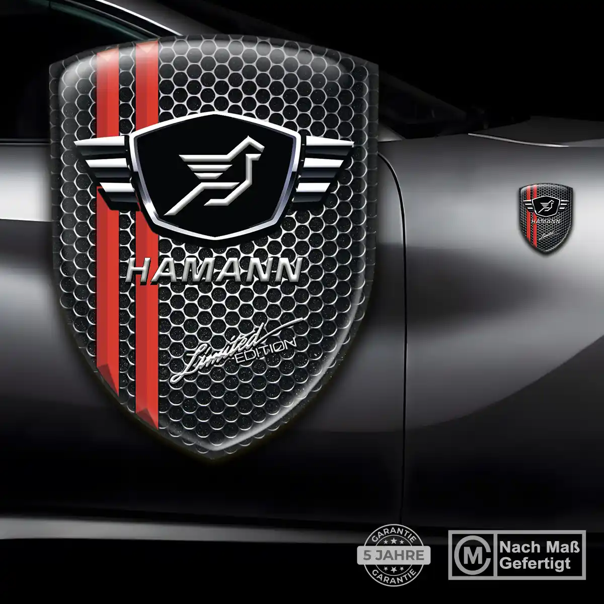 Hamann Emblem Aufkleber Interieurdesign