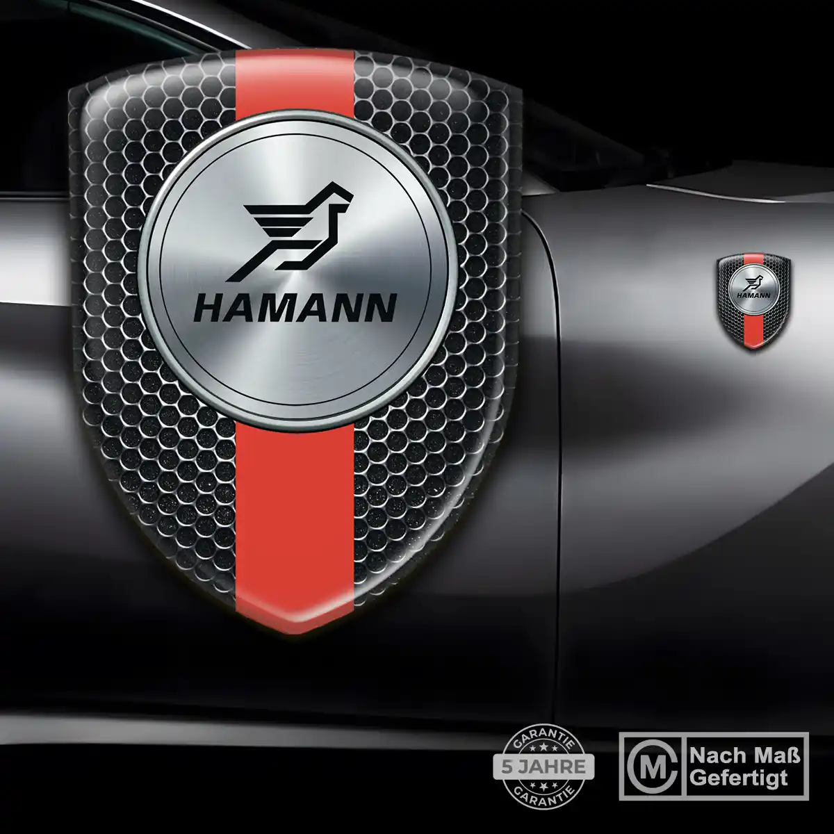 Hamann Emblem Aufkleber Modernes Design