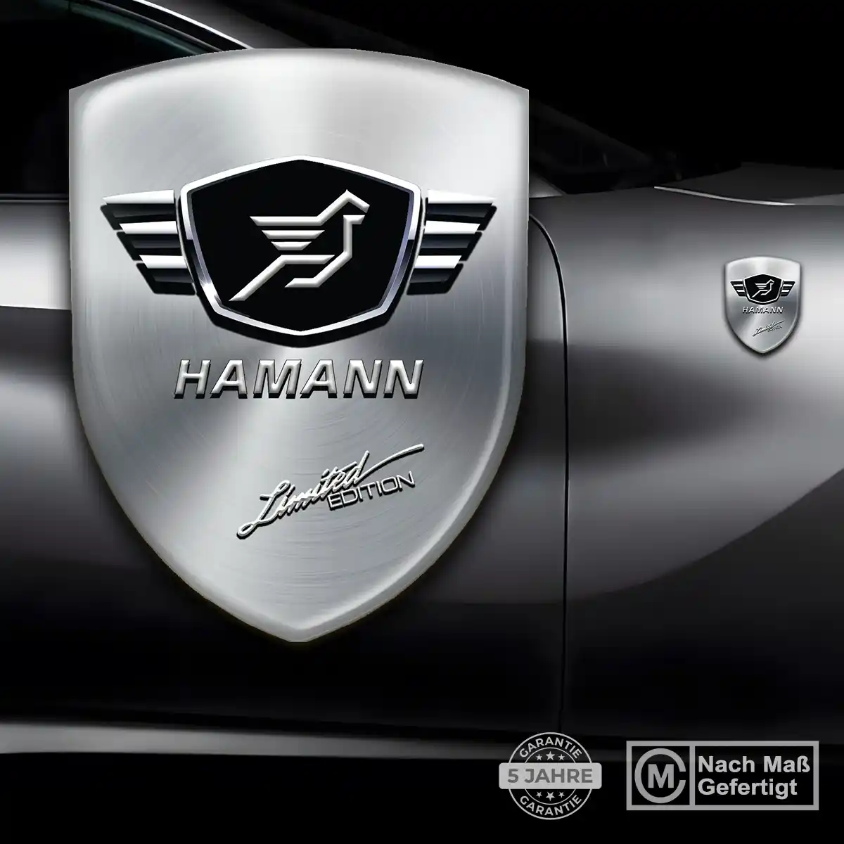 Hamann Emblem Aufkleber Premiumqualität