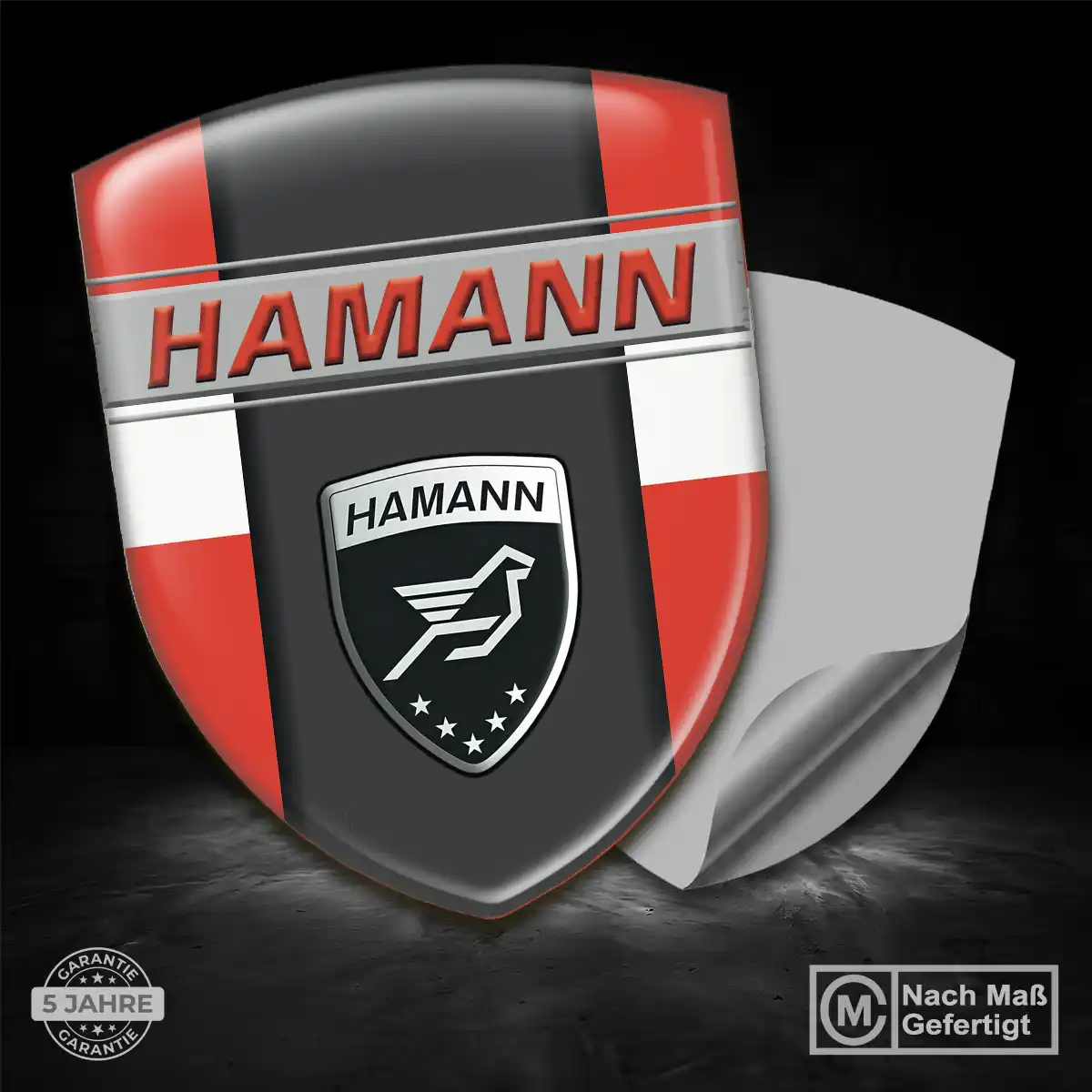 Hamann Emblem Aufkleber Wappen Auto Höchste Qualität