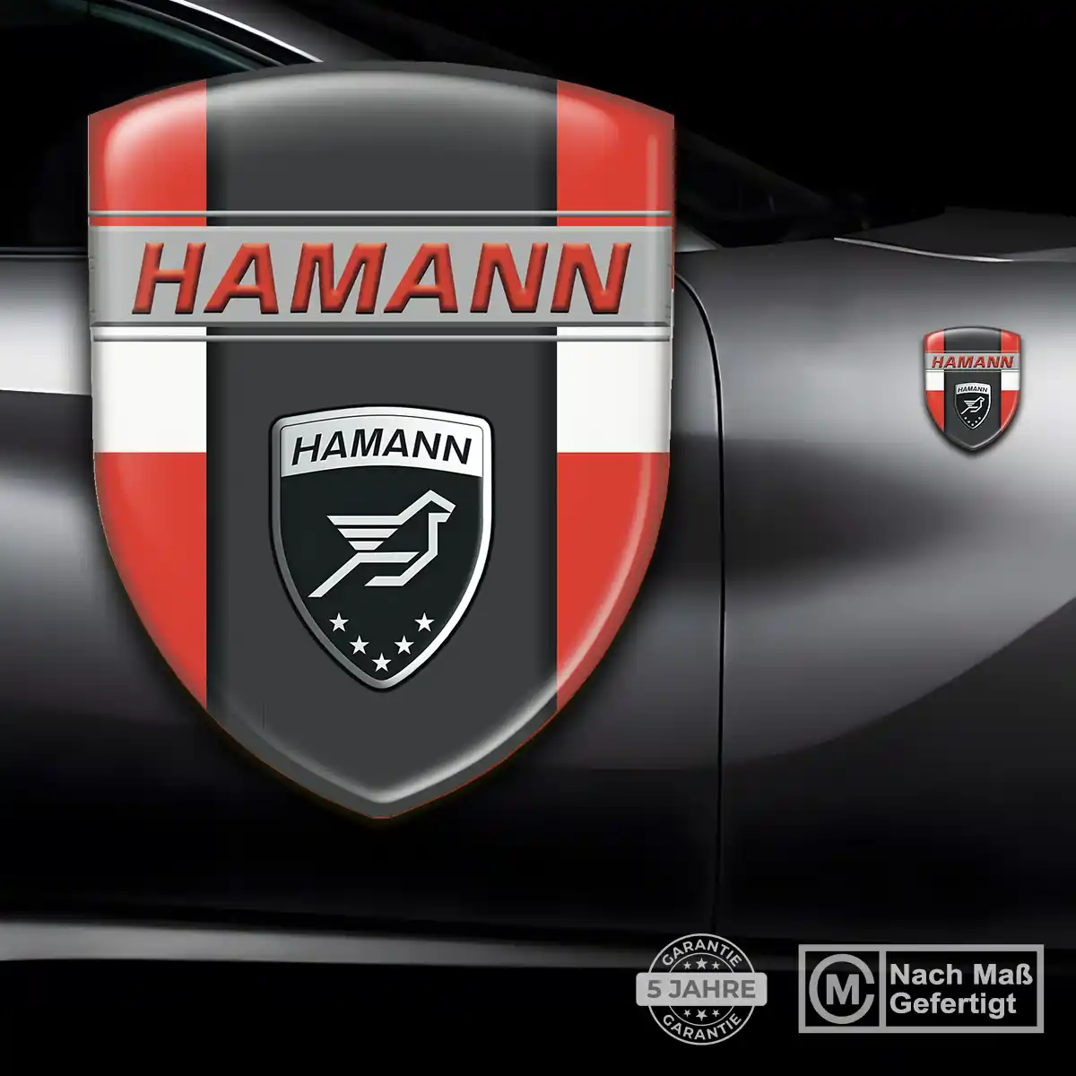 Hamann Emblem Aufkleber Wappen Auto Höchste Qualität