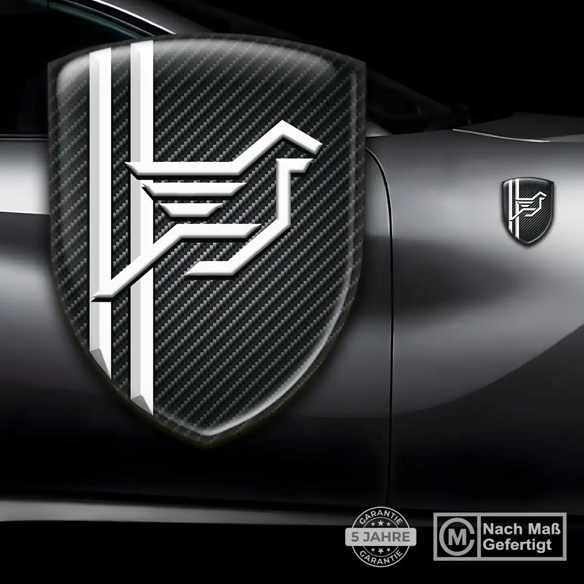 Hamann Emblem Aufkleber Wappen Auto Hochwertiges Harz