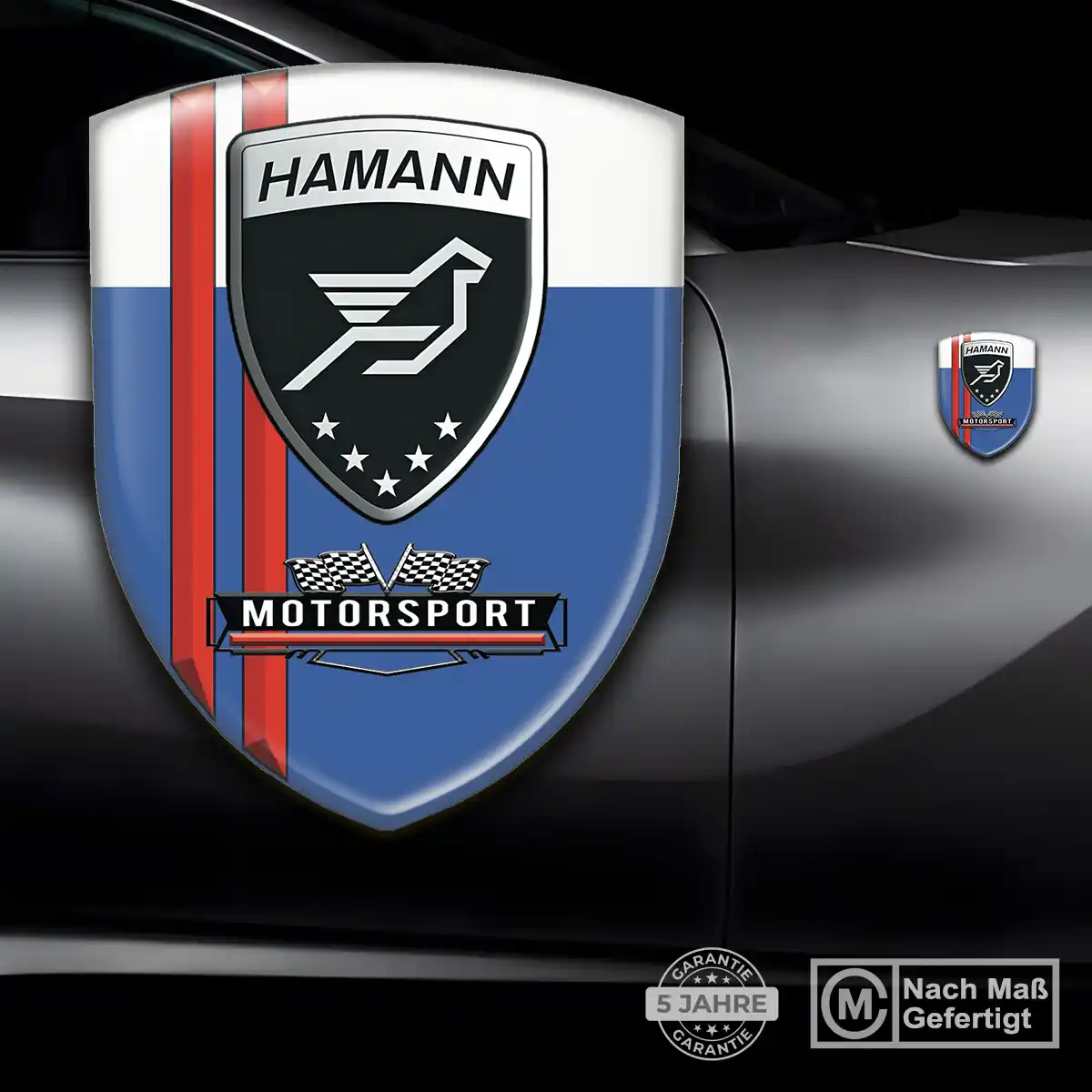 Hamann Emblem Aufkleber Wappen Auto Premium-Edition